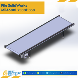 MiiA600L2500H350 Mini Belt Conveyor