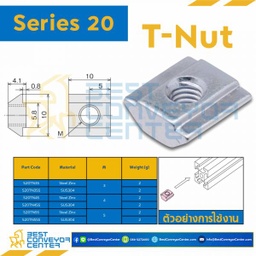 S20TN3SS T NUT : Series 20 SUS304 M3