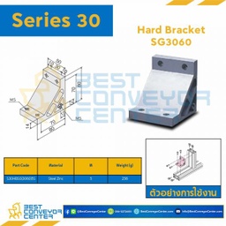 S30HB-SG3060-5S HARD BRACKET SG3060 : Series 30 Steel Zinc M5