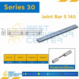 S30JBS140 JOINT BAR S140 : Series 30 S10C ยาว 140 mm.