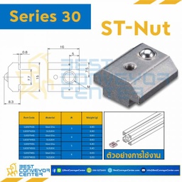 S30STN5S ST NUT STOPPER S : Series 30 Steel Zinc M5