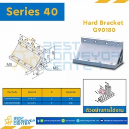 S40HB-G90180-5S HARD BRACKET G90180 : Series 40 Steel Zinc M5