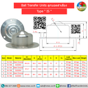 IS-19A Ball Transfer Units แบบหน้าแปลนวงกลม 19 mm.(Steel Nickle)