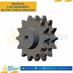 RS120-2R-24TB เฟืองโซ่ แบบมีดุม 2 ข้าง เบอร์ 120-24 ฟัน
