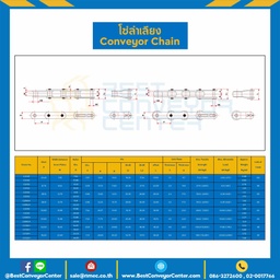 C2102-SS ; โซ่สแตนลเส C2102 ลูกกลิ้งใหญ่