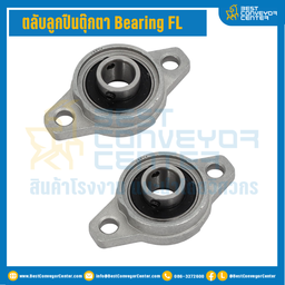 FL001 ; ตลับลูกปืนตุ๊กตา FL001 รูเพลา 12 mm.