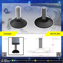651.01.304 : ADJUSTING SCREW M10X30 MM.