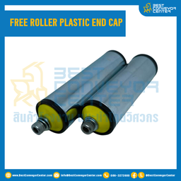 FS32PL90-S10-M6 : Free Roller Steel Furniture Dia.32xL90 mm. Plastic End Cap.