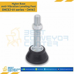 DK-0116100FRขาปรับระดับ Nylon Black M16x100 mm.