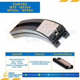 CURVES K=114,3, P=120 mm., R1 1200, A65, VIAS 1, AG 130, Kg 8.5 FOR Chain 882TAB GF : 4701355-882TAB GF