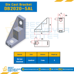 Die Cast Bracket 45 : DB4545-8.2AL