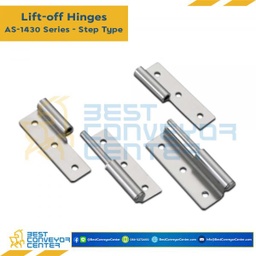 AS-1430R บานพับขั้นบันไดสแตนเลส ขนาด 40×60 mm. หนา 1.5 mm.