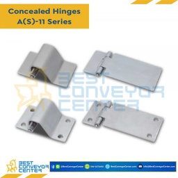 AS-110 บานพับซ่อนสแตนเลส ขนาด 69.3×45 mm. หนา 2 mm.