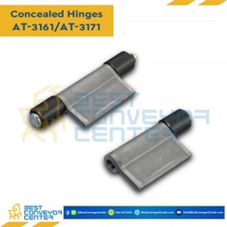 AT-3161 บานพับซ่อนเหล็ก ขนาด 36×100 mm. หนา 4 mm.