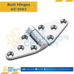 AS-2063 บานพับสแตนเลส ขนาด 108×37.5 mm. หนา 5 mm.