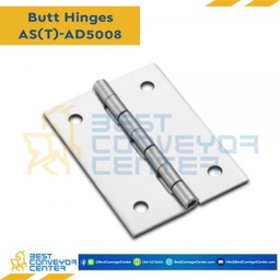 AT-AD5008 บานพับเหล็กชุบซิงค์ ขนาด 50×70 mm. หนา 1.2 mm.