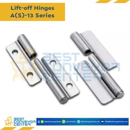 AS-1310L บานพับแบบถอดได้สแตนเลส ขนาด 36×52 mm. หนา 1.5 mm.