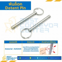 PN-00006 Detent pin dia  7x40 mm. SUS304